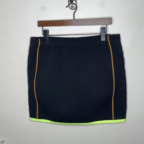 ADIDAS x IVY PARK Beyonce Knit Bodycon Mini Skirt Black {3V14} - Picture 3 of 7